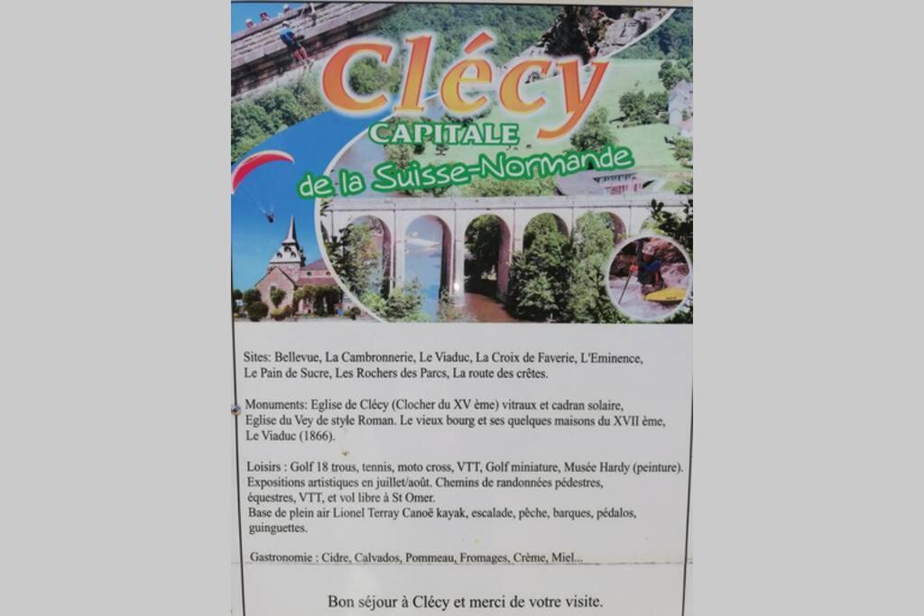 La Maison Reseau Cycle Et Gites Clecy Bagian luar foto
